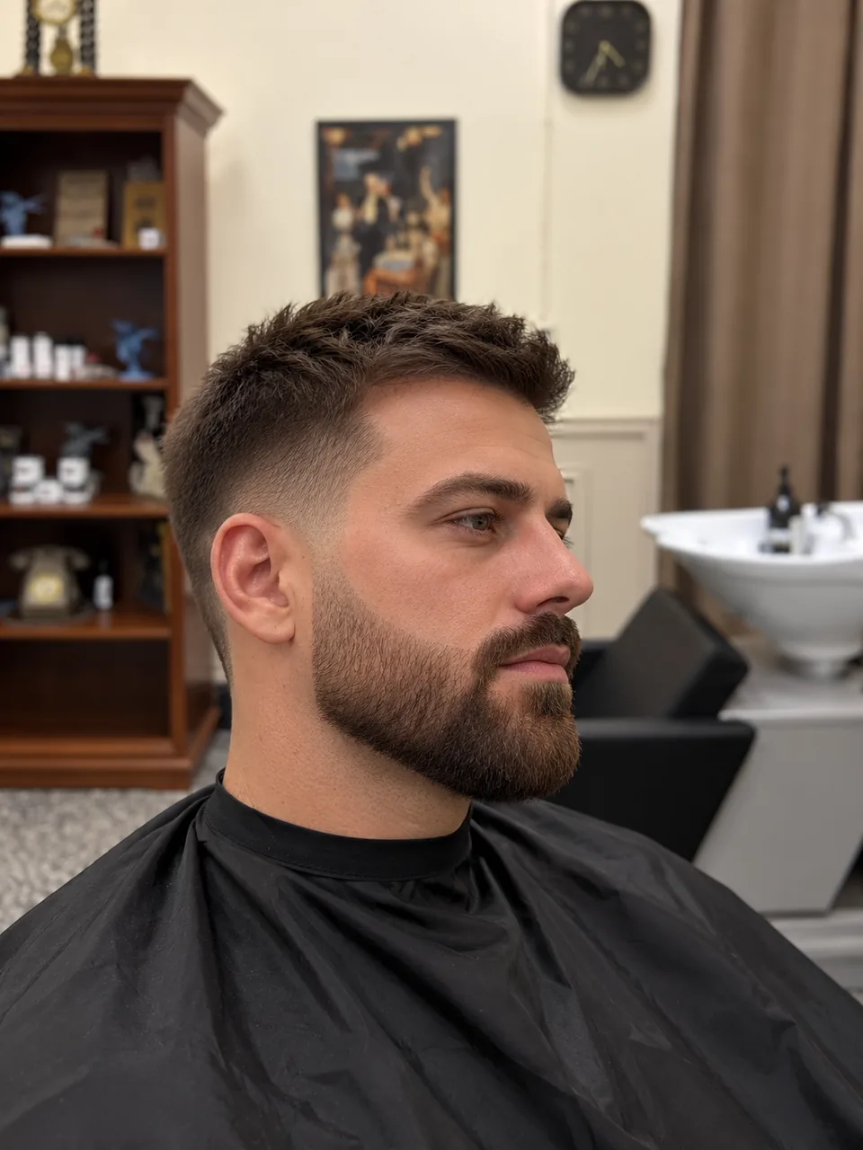 Illustrative photo: Man with a shaped full beard